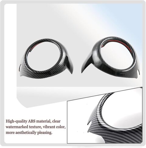 Dashboard AC Air Vent Outlet Trim, for Chevrolet Trax 2024 2025 - ABS Carbon Fiber Sport Interior Trim Accessories in Kuwait