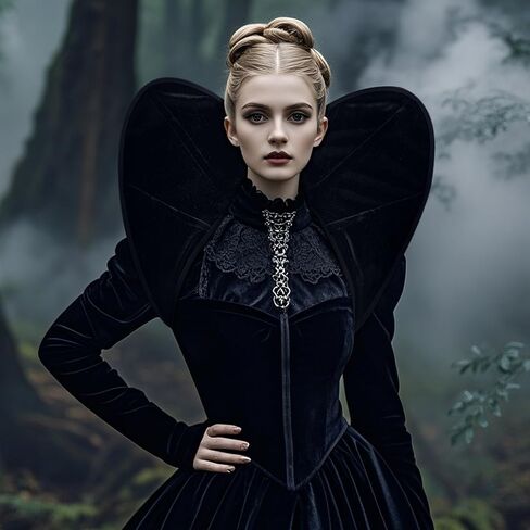 L'GOW Women Renaissance Stand up joled Queen VICTORIAN BONDED ROMED COSPHIN in Kuwait