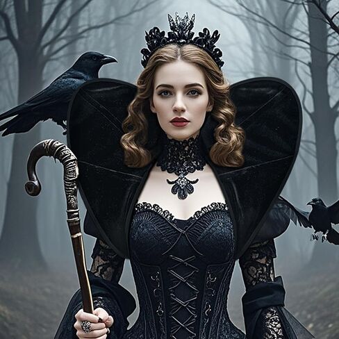 L'GOW Women Renaissance Stand up joled Queen VICTORIAN BONDED ROMED COSPHIN in Kuwait