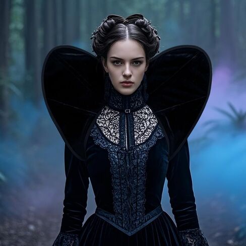 L'GOW Women Renaissance Stand up joled Queen VICTORIAN BONDED ROMED COSPHIN in Kuwait