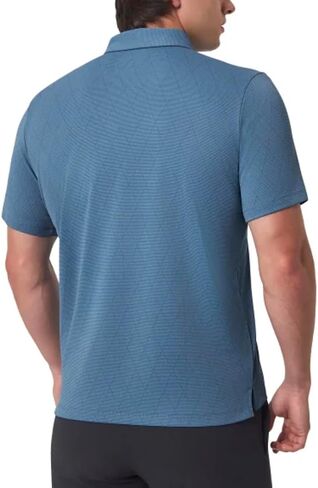 Men's Stretch Moisture Wicking Short Sleeve Polo Shirt in Saudi Arabia