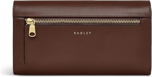 RADLEY London Puffy Protect Women's Extra Large Leather Flapover Wallet, Walnut in Saudi Arabia