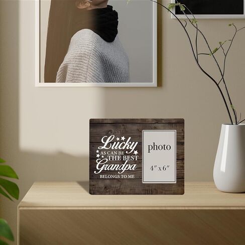 Nurawo Cousins by Blood Sisters by Heart Friends by Choice Wood Picture Frame Rustic Cousin Wooden Photo Frame for Tabletop or Wall Display (for 4x6 Photo) in Kuwait