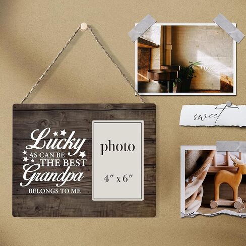 Nurawo Cousins by Blood Sisters by Heart Friends by Choice Wood Picture Frame Rustic Cousin Wooden Photo Frame for Tabletop or Wall Display (for 4x6 Photo) in Kuwait