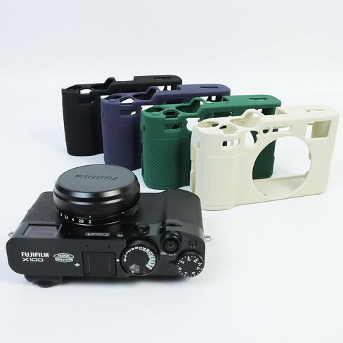 حافظة سيليكون PCTC لكاميرا Fuji X100 VI، ملحقات متوافقة مع Fuji X100 VI، حافظة مضادة للخدش لكاميرا Fujifilm X100VI (أسود) in Kuwait