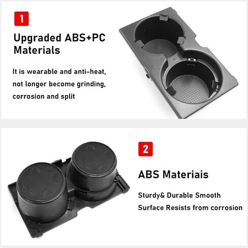 TTCR-II Compatible with 2003-2008 Honda Pilot Cup Holder Replacement, for 2007-2011 Honda Element Cup Holder Insert Assembly in Saudi Arabia