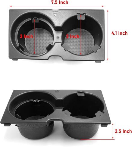 TTCR-II Compatible with 2003-2008 Honda Pilot Cup Holder Replacement, for 2007-2011 Honda Element Cup Holder Insert Assembly in Saudi Arabia