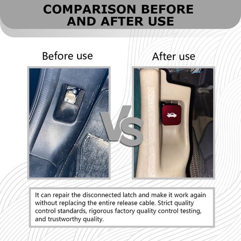 Hood Latch Release Handle Cable Aluminum Alloy Repair Kit, Hood Release Handle, Heavy Duty Hood Cover Lock Switch Compatible with Honda Civic 1996-2011, CR-V 1997-2006, Element 2003-2011 in Saudi Arabia
