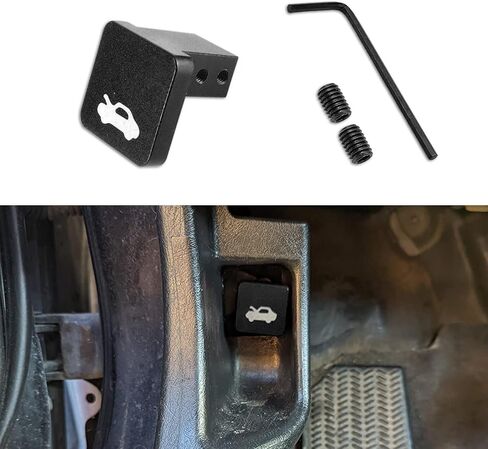 Hood Latch Release Handle Cable Aluminum Alloy Repair Kit, Hood Release Handle, Heavy Duty Hood Cover Lock Switch Compatible with Honda Civic 1996-2011, CR-V 1997-2006, Element 2003-2011 in Saudi Arabia