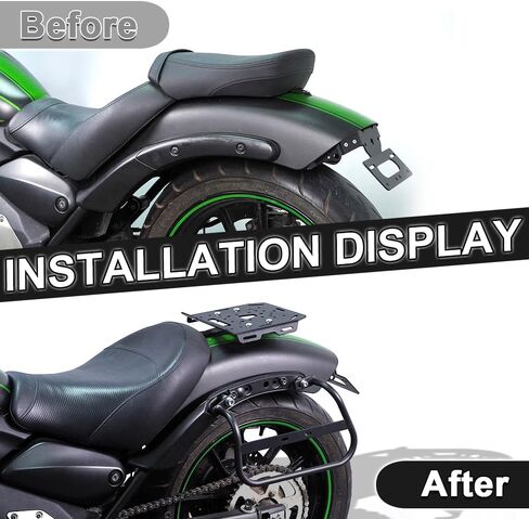 Xitomer Motorcycle Cargo Rack & Side Rack Fit for Vulcan S 650 VN650 2015-2024, Motorcycle Luggage Rack in Saudi Arabia
