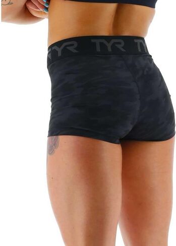 TYR Women's Mid Rise Athletic Workout Short 2" in Kuwait