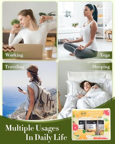 MIZZEO Fruity Essential Oil Set, Premium Pure & Natural Aromatherapy Essential Oils for Diffuser for Home, 3 * 10 ML Diffuser Oil Gift Set- Sweet Orange,Lemon,Grapefruit in Saudi Arabia