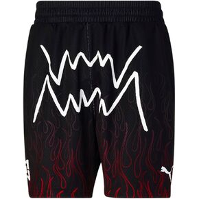 PUMA Mens Mikey Against All Odds X Shorts Athletic Bottoms Casual Drawstring - Black - Size M