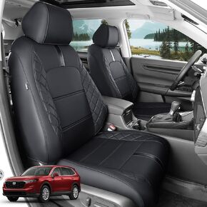 لعام 2017 2018 2019 2020 2021 2022 أغطية مقاعد هوندا CRV ، أغطية المقاعد لإكسسوارات Honda CRV 2022-2017 ، العاج والأسود ، مجموعة كاملة