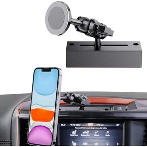 Stable Magnetic Cell Phone Holder for Dodge RAM 2019+ Truck 1500 2500 3500 Metallic Stable Phone Car Mount