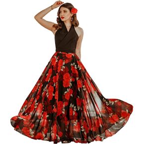 CHICWISH Women's Timeless Favorite Chiffon Maxi Prom Party Skirt
