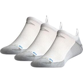 Drymax Sport No Show 3-Pair Pack - Unisex Socks - Breathable Mesh Panels - Flat Toe Seam - Y-heel Stitch