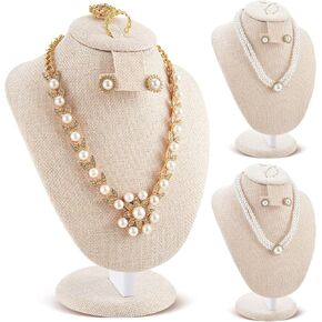 youyole 3 pcs أسود مجوهرات مخملية المخمل أقراط القلادة عرض الخاتم مصنع تمثال للمجوهرات/عارضة أزياء للبيع والعروض