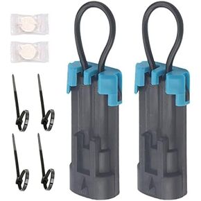 Seat Belt Bypass Compatible with Polaris RS1 Ranger 570-1000 XP General Seat Belt Harness Override,Compatible with Can Am Defender Commander 1000 Maverick X3 Bypass Connector Plug Clips,2 Pack