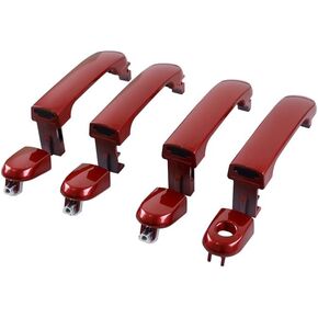 Blue 1 Lot 4 Doors Exterior Handle Door Outer Handle Compatible with Nissan Versa 2007-2012