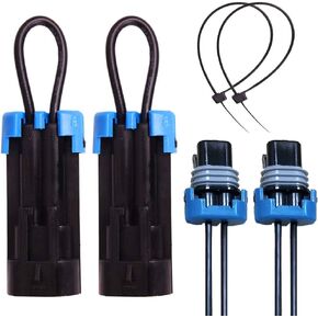 Seat Belt Bypass for Polaris RZR Ranger 570-1000 XP General, 2-Pack Seat Belts Plug, Waterproof and Dustproof, No Wiring Needed, Driver and Passenger Side Compatible
