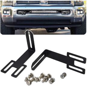 Compatible with Dodge Ram 2500 3500 2003-2020 Hidden Bumper Grille Mounting Brackets Fit 22'' 32'' 42'' Straight LED Light Bar