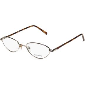 Vera Wang V110 Womens/Ladies Designer Eyeglasses/Glassy Classes (49-17-135 ، Gold/Havana)