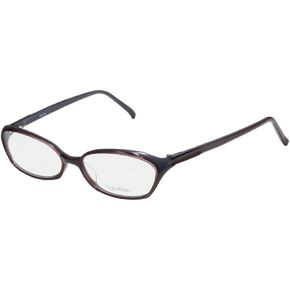 Vera Wang V102 للسيدات/الشابات/الفتيات المصممون معابد بلاستيكية كاملة الحافة من النظارات العصرية/نظارات العين (53-16-138 ، MAUVE/GRAY)