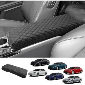 2025 Camry Center Console Cover تم تصميمه لـ 2025 تويوتا كامري بذراعين غطاء 2025 ملحقات كامري 【LE/SE/XLE/XSE/HYBRID】 2025 CAMRY COSTOLE COSSION NAPPA حماية سميكة