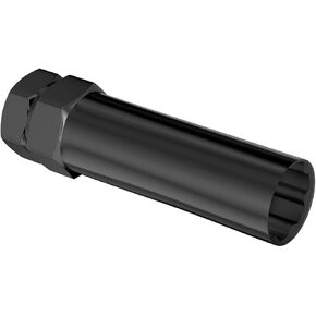 GAsupply Small 6 Point Spline Lug Nuts Key Drive Tuner Socket Tool Wrench for Aftermarket Six-Spline Wheel Lock Lug Nuts, 3/4"(19mm) & 13/16"(21mm) Hex, 90mm Tall, 17.6mm ID, 20.5mm OD, Black 1pc