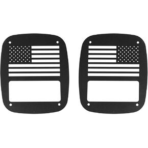 Hooke Road for Jeep Wrangler TJ Tail Light Covers Taillight Guards Compatible with Jeep TJ Wrangler 1997-2006