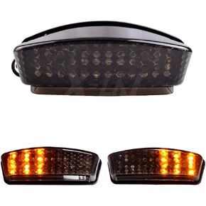 KYN for Ducati Monster 900 1000 S2R S4 S4R S4RS 400 600 620 695 750 800 1994-2008 Motorcycle Integrated LED Tail Rear Light Running Brake Turn Signal Red Amber