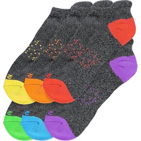 Two Blind Brothers 2BB Rainbow Ankle Sock Bundle (6 Pairs) One Size