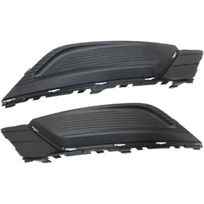 Ford Fusion 2017 2018 Fog Light Cover Side Comparenger Cover | الجبهة | سوداء سوداء | مصنوع من البلاستيك ABS | استبدال FO1039166 | HS7Z17B814AA
