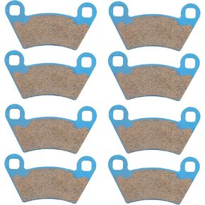 Ceramic Brake Pads Set for Polaris Ranger 400 570 TM XP, 800 Mid Size 2013-2014 Front & Rear Replacement for 2202413