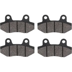 Rear Disc Brake Pads for Gy6 49cc 50cc 125cc 150cc 200cc 250cc ATV Roketa Baja Sun Scooter Coleman B200R RB200 Mini Bike Yerf-Dog Spiderbox 150cc Go kart Taotao Pit Dirt Bike Parts 2 Pcs