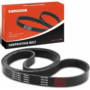 A-Premium Engine Serpentine Drive Belt Compatible with Honda CR-V CRV 2010 2011, L4 2.4L, 56992REZA01