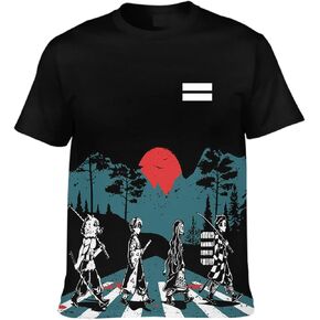 Unisex Anime Shirt Athletic Tops Mens Cartoon Tee Shirts
