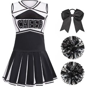 yolsun Cheerleader Costume for Women Halloween Cute Uniform Outfit