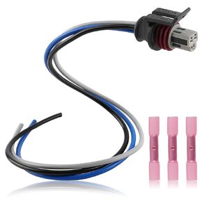 Sensor Repair Harness Pigtail ICP/EBP Connector Compatible with Ford Powerstroke 6.0L 7.3L, with 12in Wire