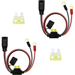 （2-Pack） NOCO GC002 X-Connect M6 (1/4in) Wire Harness Compatible with Eyelet Terminal Connector Smart BatteryChargers