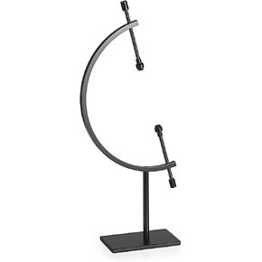 juxyes Black Metal Sphere حامل الفرجار ، امسك كحد أقصى إلى 2-7/8 ، معرض أسلوب الفرجار الأسود للمعادن ، الزخرفة ، الأحجار الكريمة ، الصدفة ، عملة ، إلخ.