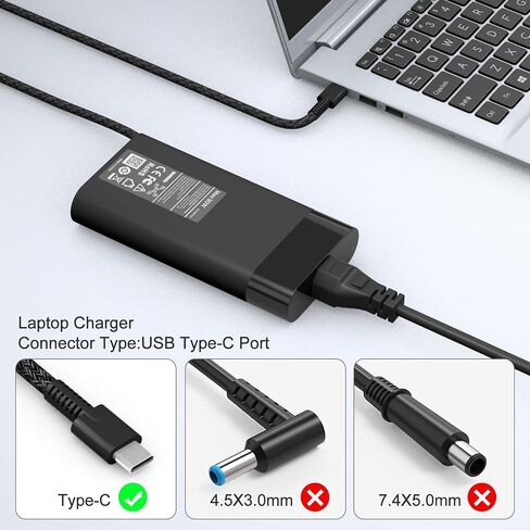 135W AC Adapter 19.5V 6.9A Laptop Charger for HP Spectre x360 15t-df100 CTO,HP Pavilion Gaming 15 17 15-ec0751ms L15534-001 ec0013dx TPN-DA11 TPN-CA13 OMEN Power Supply Cord in Saudi Arabia