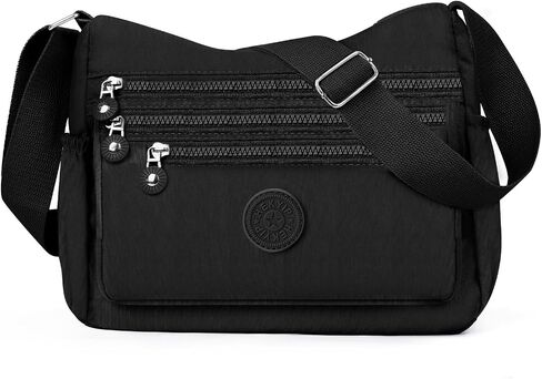 Women's Crossbody Bag, Shoulder Bag, Waterproof Backpack Shoulder Bag, Lightweight Nylon Work Travel Bag, Messenger Bag in Saudi Arabia