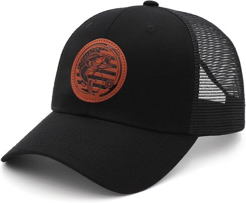 American Flag Fishing Trucker Hat for Dad Men Husband Grandpa Birthday Retirement Gifts Baseball Cap in Saudi Arabia