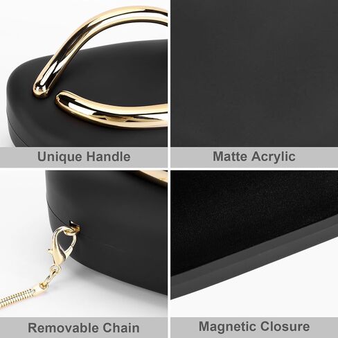 Clutch Purse for Women Gold Metal Closure Burgundy Red Clutch Evening Bag Chain Crossbody Purse in Kuwait