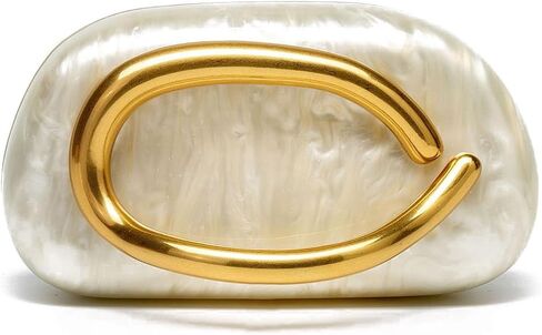 محفظة القابض للنساء الإغلاق المعدني الذهبي بورجوندي حمراء القابض في مساء سلسلة كروسودي in Kuwait