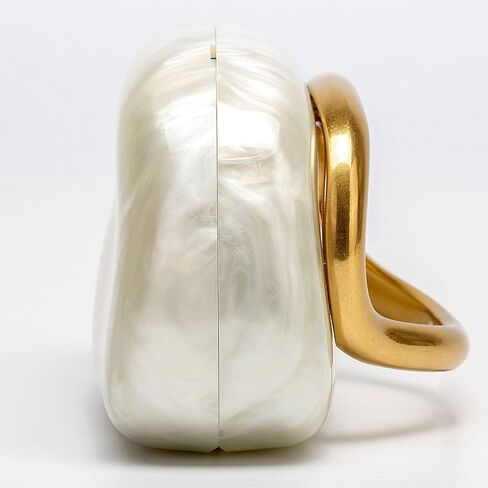 محفظة القابض للنساء الإغلاق المعدني الذهبي بورجوندي حمراء القابض في مساء سلسلة كروسودي in Kuwait