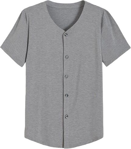 Latuza Men's Bamboo Viscose Button Down Pajama Shirt 2 Pack in Saudi Arabia