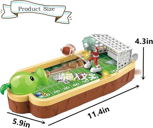 Plants and Zombies Toys Action Figures PVZ Toys Set 1 2 Series Tabletop Rugby Slingshot Goalkeeping Parent Child Interaction Great Gifts for Kids and Fans,Birthday and Christmas Party New in Saudi Arabia